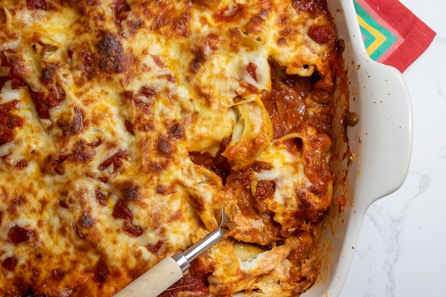 Image of Stuffed Shells With Arrabbiata Sauce