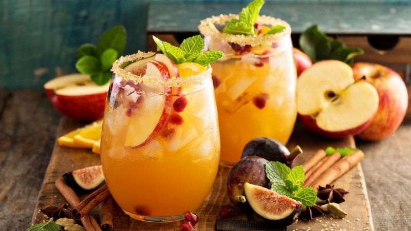 Image of Fig Apple Cider Mimosa