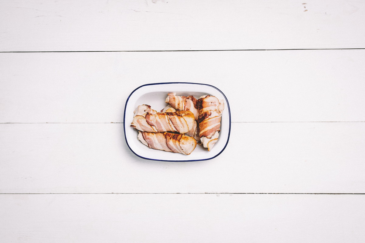 BACON WRAPPED TURKEY FINGERS