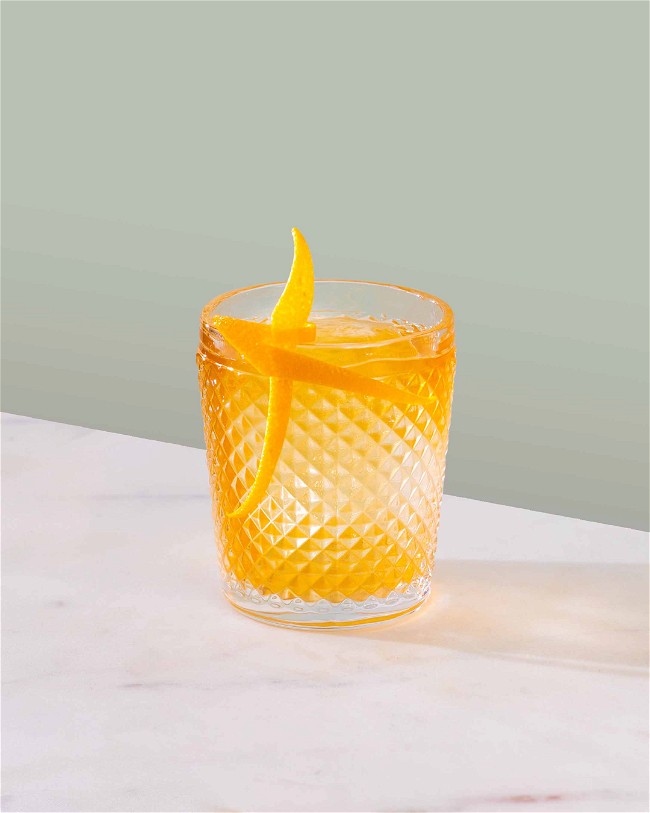 Image of Old fashioned aux pêches faible en sucre
