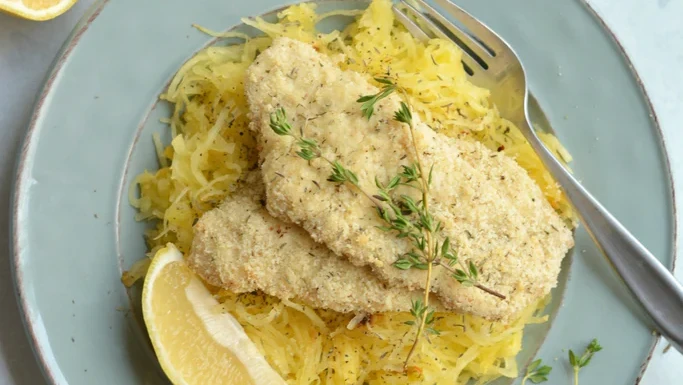 Image of Lemon Herb Cod & Herby Spaghetti Squash