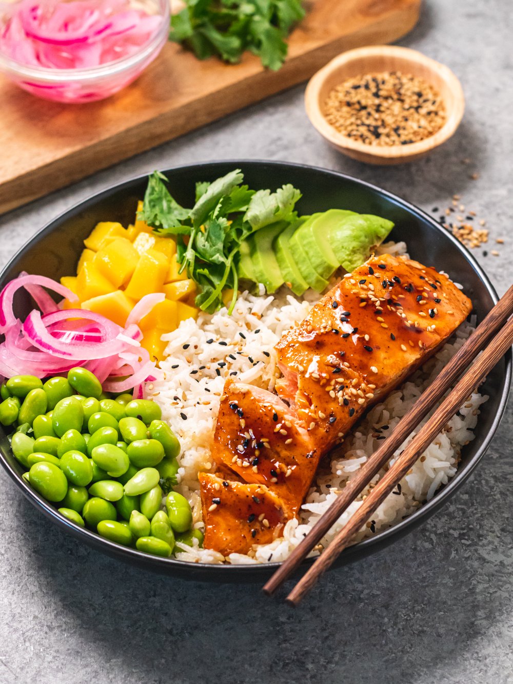 Salmon Rice Bowl Recipe - Salmon Recipe - Sizzlefish Official Site