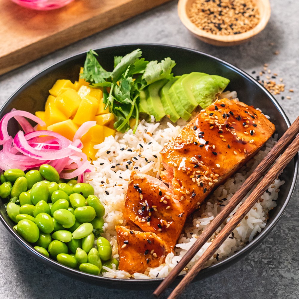 Salmon and Red Rice recipe