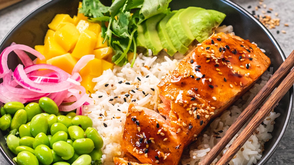 Healthy Salmon Rice Bowl Recipe-image