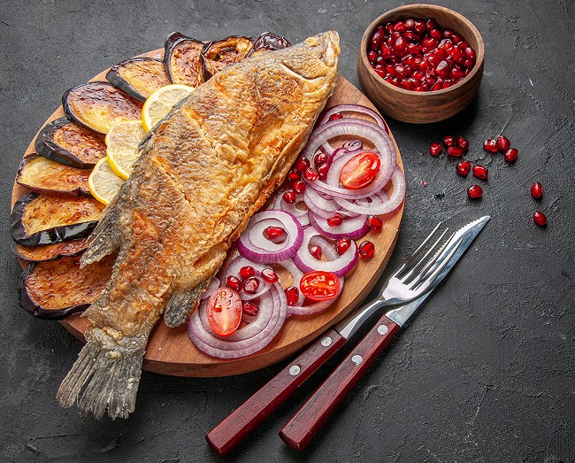 Image of Fish with Onions 