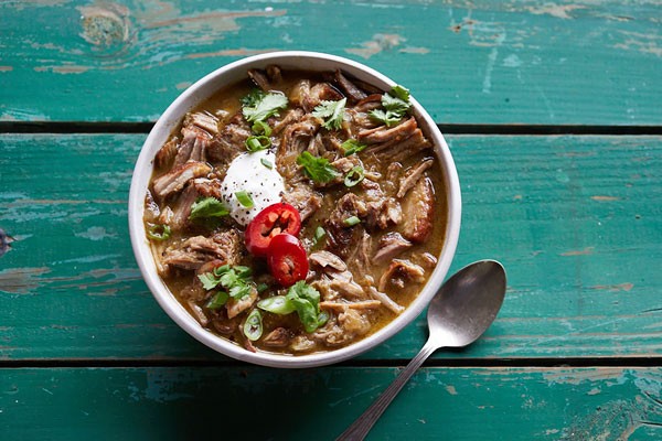Image of Slow-Cooked Pork Chili Verde