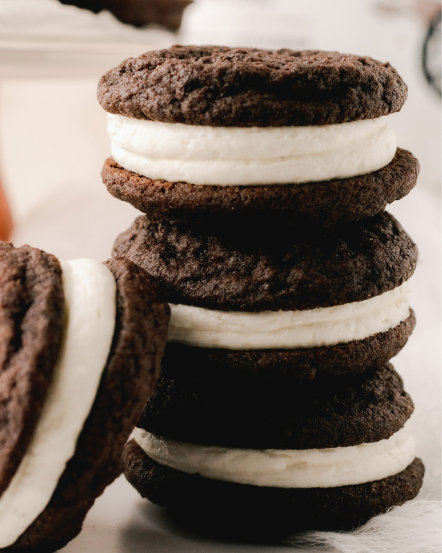 Image of Homemade Oreo Chocolate Sandwich Cookies