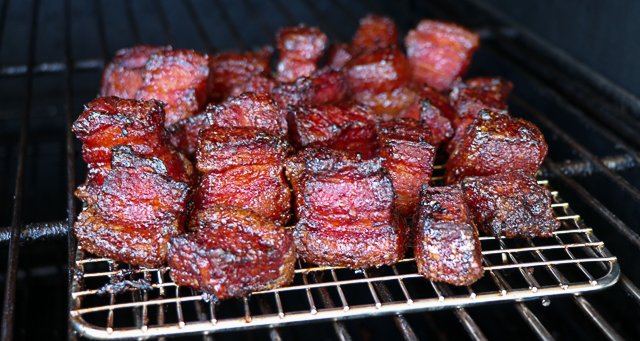Image of Combine The BBQ Sauce and Rib Glaze. Remove the bacon...