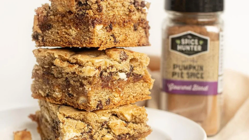 Image of Pumpkin Pie Spiced Chocolate Chip Cookie Bars