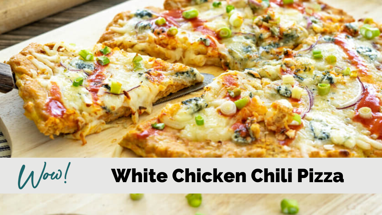 Image of  Low Carb White Chicken Chili Pizza