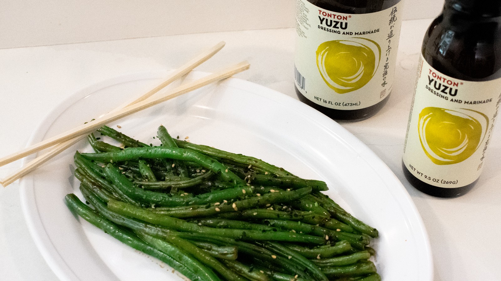 Image of Green Beans in Yuzu Sauce
