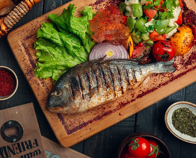 Image of Baked Fish with Seasonings