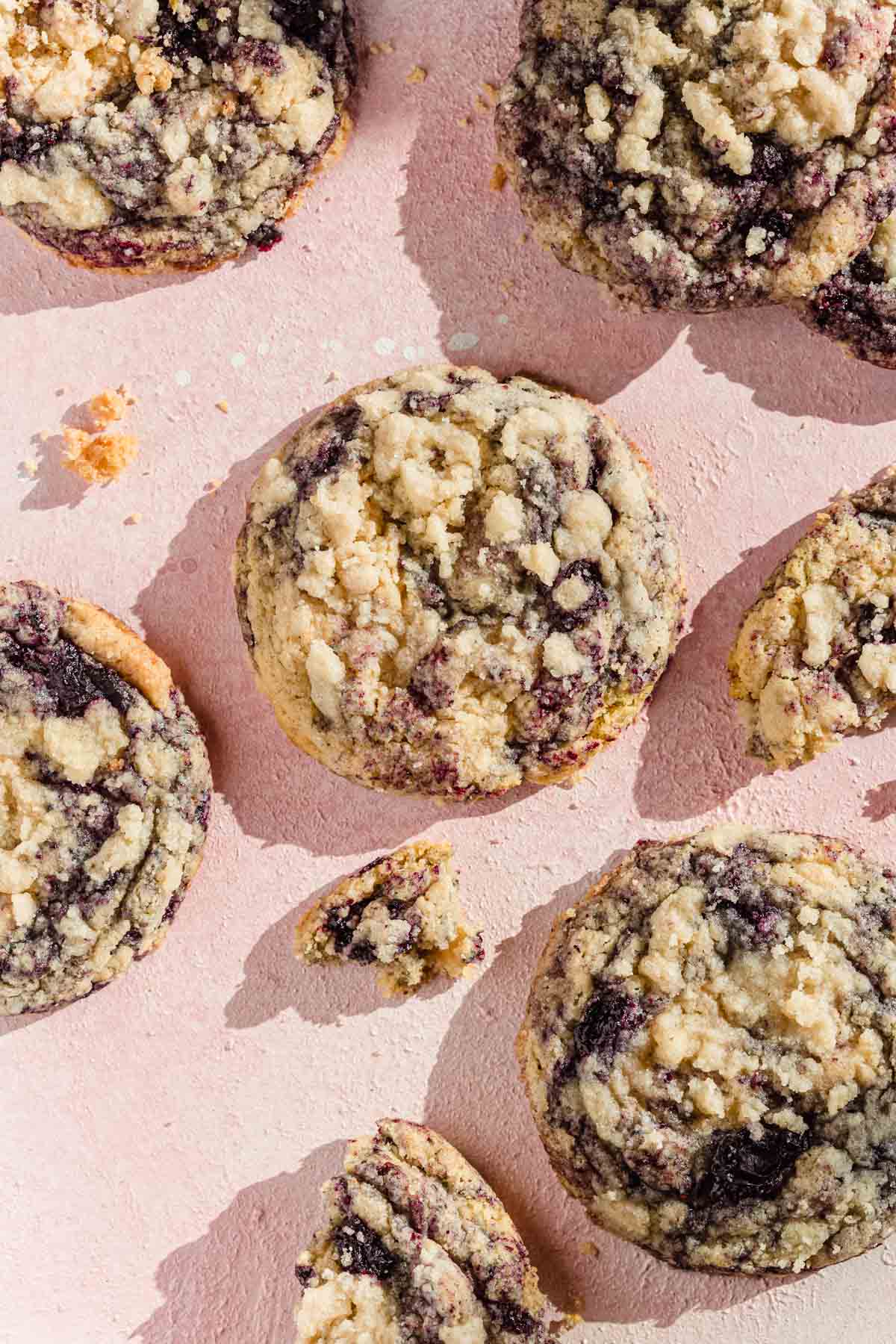 Galletas de arándano y limón