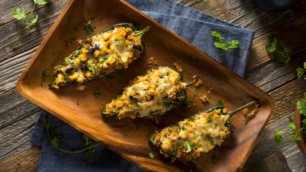 Image of Spicy Stuffed Poblano Peppers