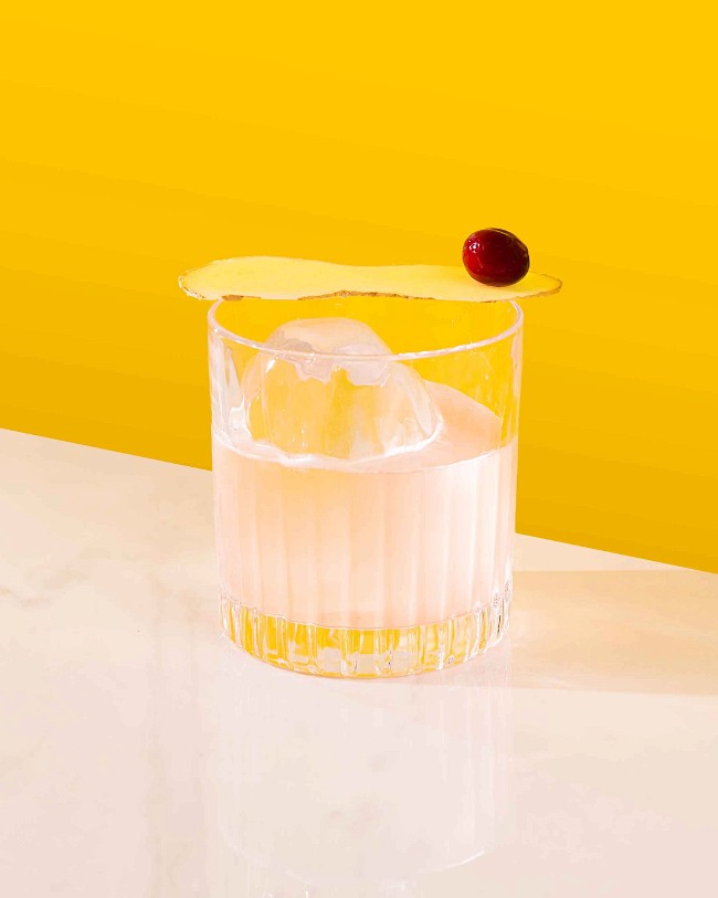 Image of Smash au gin, au gingembre et aux canneberges