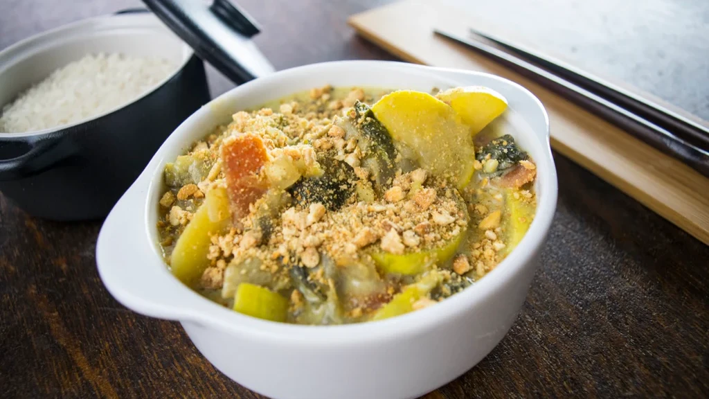 Image of Curry Toasted Cashew-Barley Curry with Fresh Vegetables