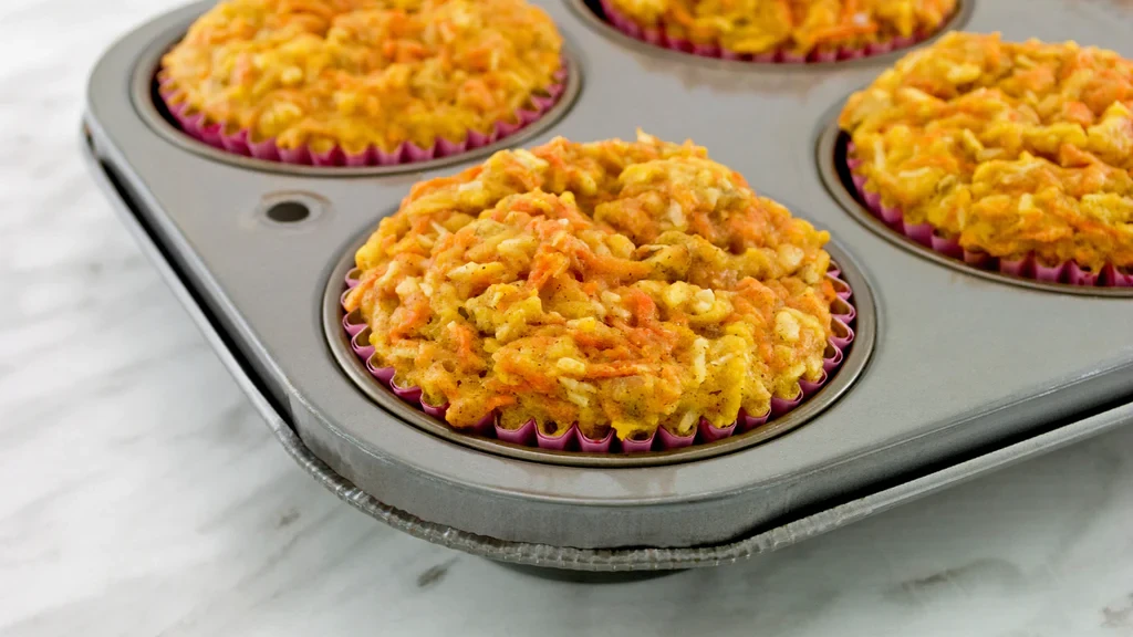 Image of Carrot & Apple Oat Muffins