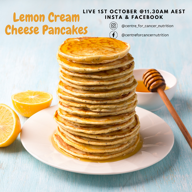 Image of Lemon Cream Cheese Pancakes