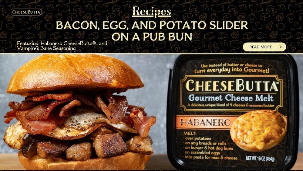 Image of Habanero CheeseButta Bacon, Egg & Potato Sandwich on a Pub Bun