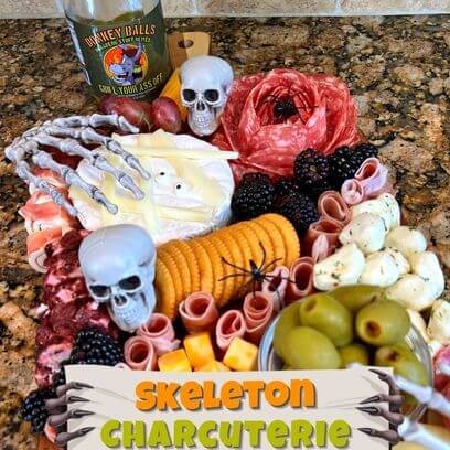 Image of Skeleton Charcuterie Board