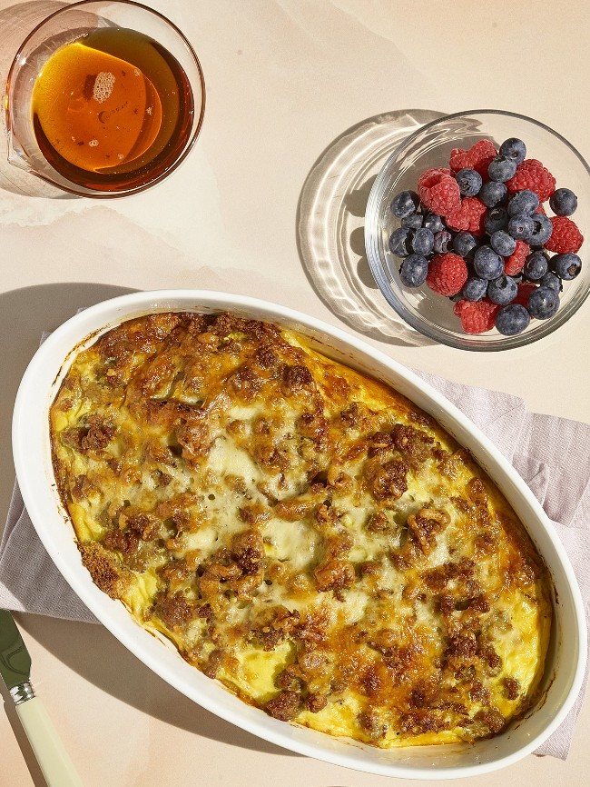 Image of Cheesy Breakfast Sausage Casserole