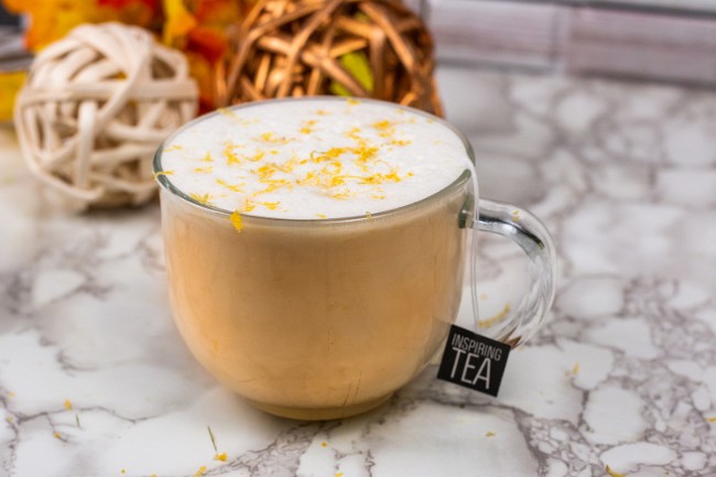 Image of Orange Cinnamon Spice Tea Latte