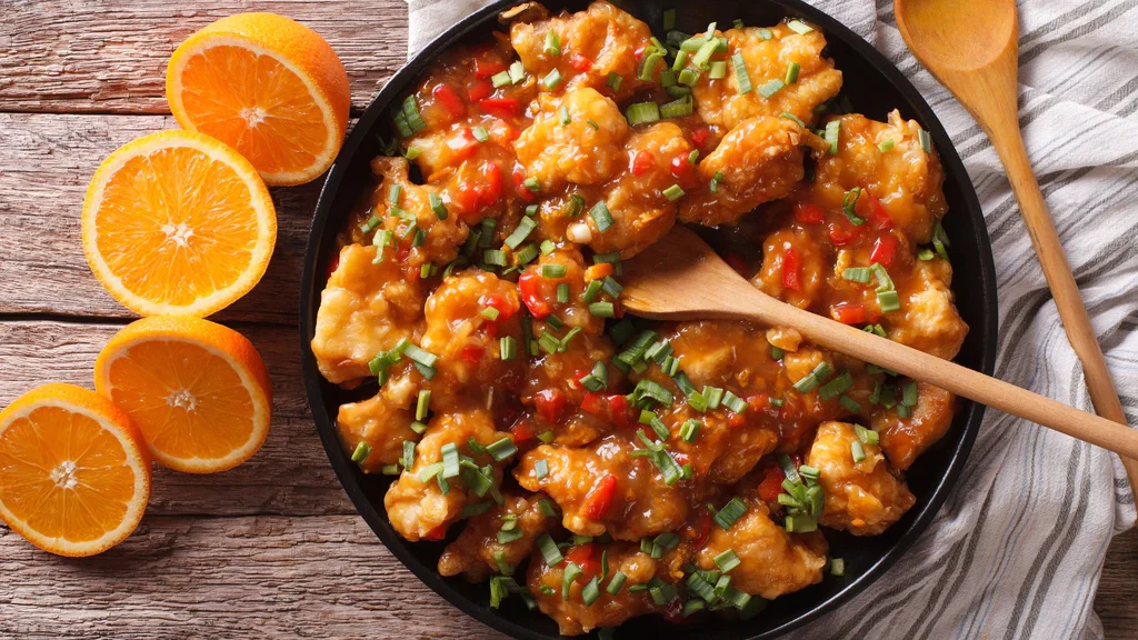 Image of Orange Chicken with Buttered Noodles