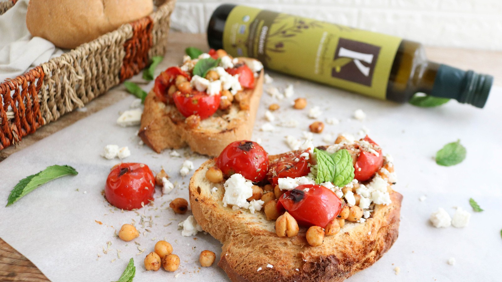 Image of Recipe-08-Chickpea Tomato Bruschetta