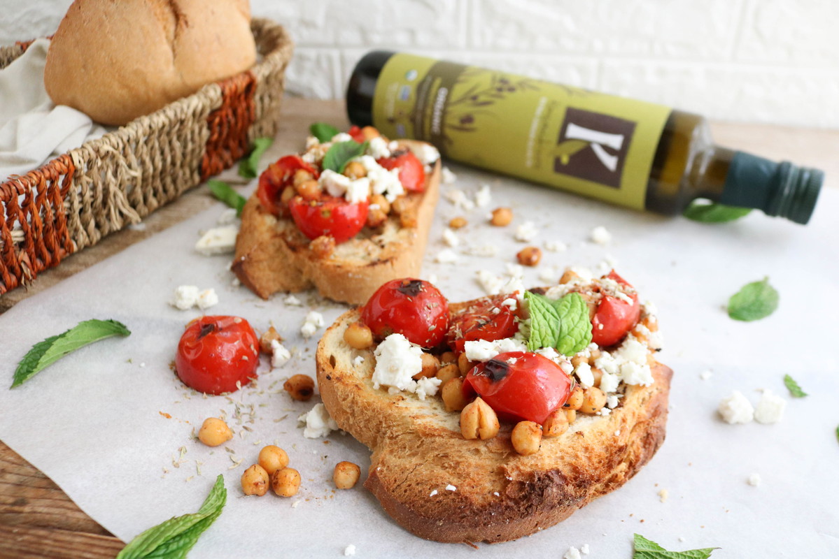 Recipe-08-Chickpea Tomato Bruschetta
