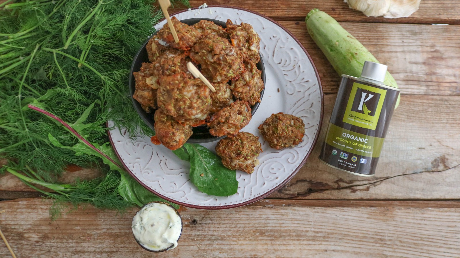 Image of Recipe-11-Zucchini Balls with Herbed Olive Oil Mayo Dip
