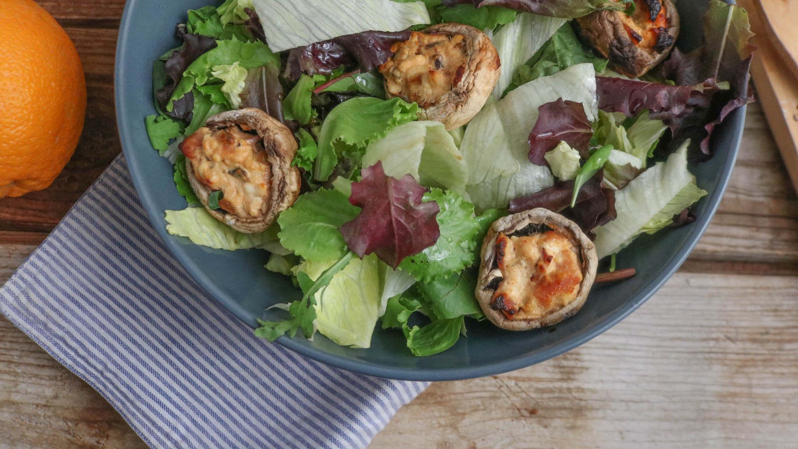 Image of Recipe-31-Stuffed Mushroom Salad