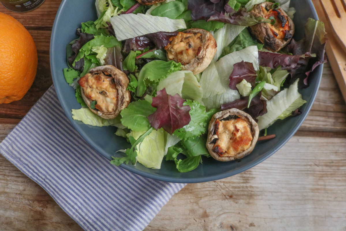 Recipe-31-Stuffed Mushroom Salad