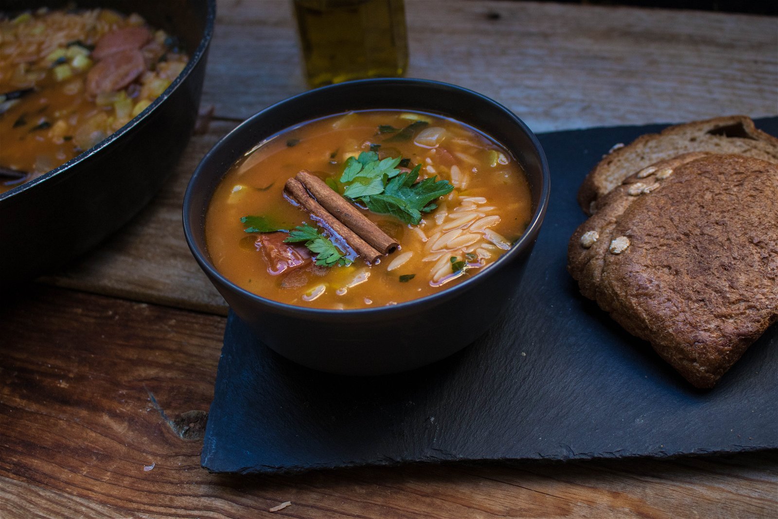 Recipe-37-Mediterranean Sausage Orzo Soup – Kasandrinos International