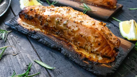 Image of Lemon Garlic Grilled Salmon