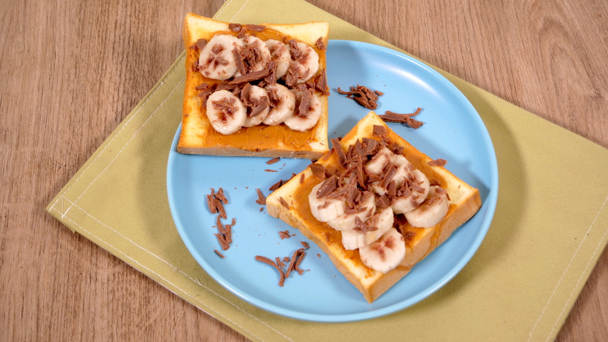 Banana Chocolate Toast