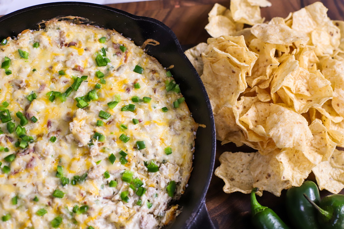 Jalapeno Popper Chicken Dip
