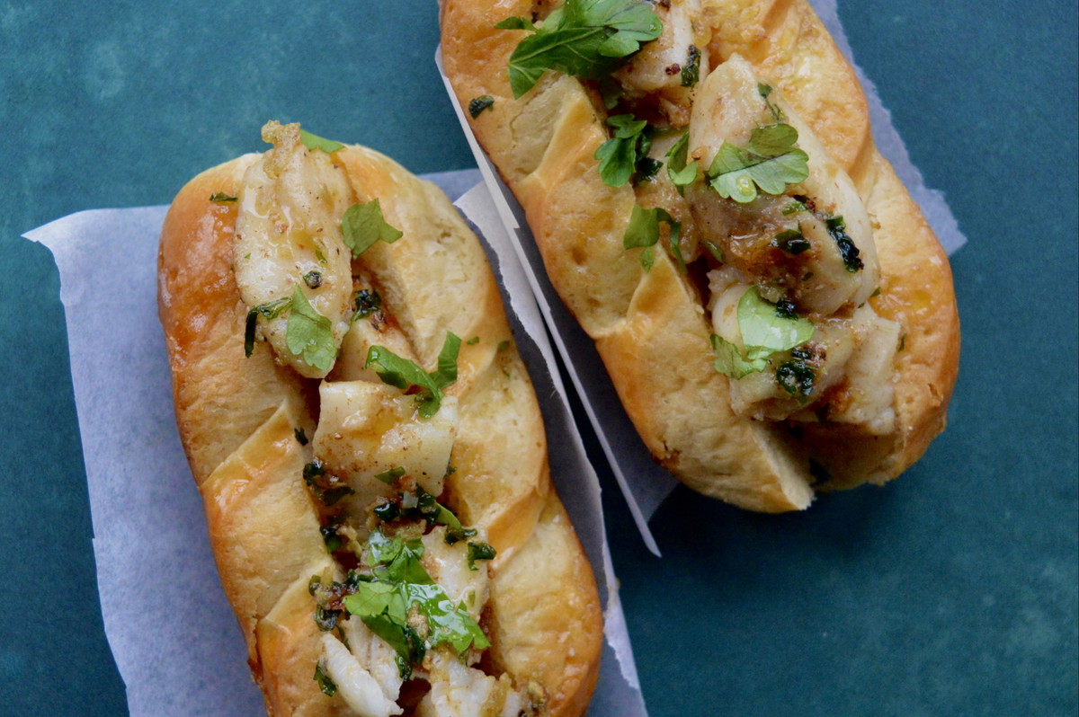 Monkfish Brioche Rolls