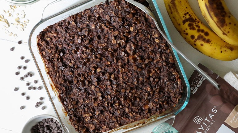 Image of Chocolate Baked Oatmeal Recipe