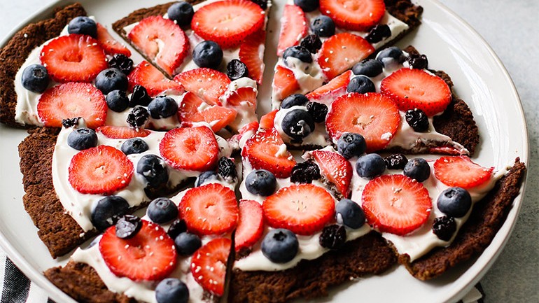Image of Protein Pancake Pizza Recipe