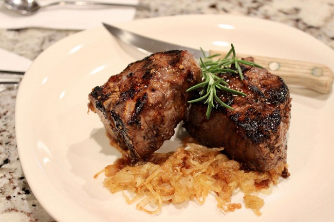 Image of Blueberry Lemon Grilled Lamb Chops