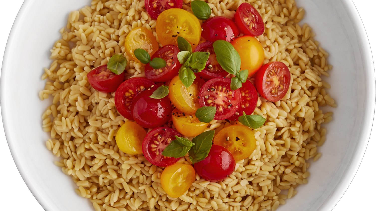 Image of RightRice with Cherry Tomatoes & Basil