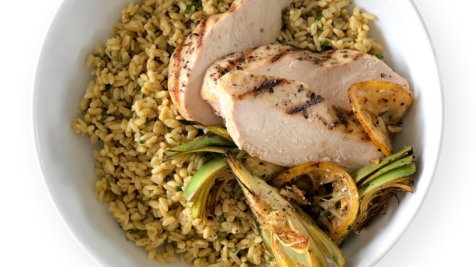 Image of Chicken with Artichokes & Lemon Pepper Rice