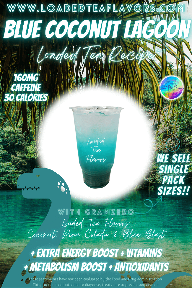 Image of Blue Coconut Lagoon Loaded Tea Recipe