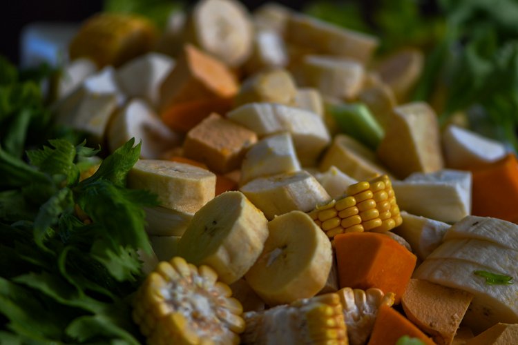 Image of Cut the onion and the green bell pepper finely. Cut...