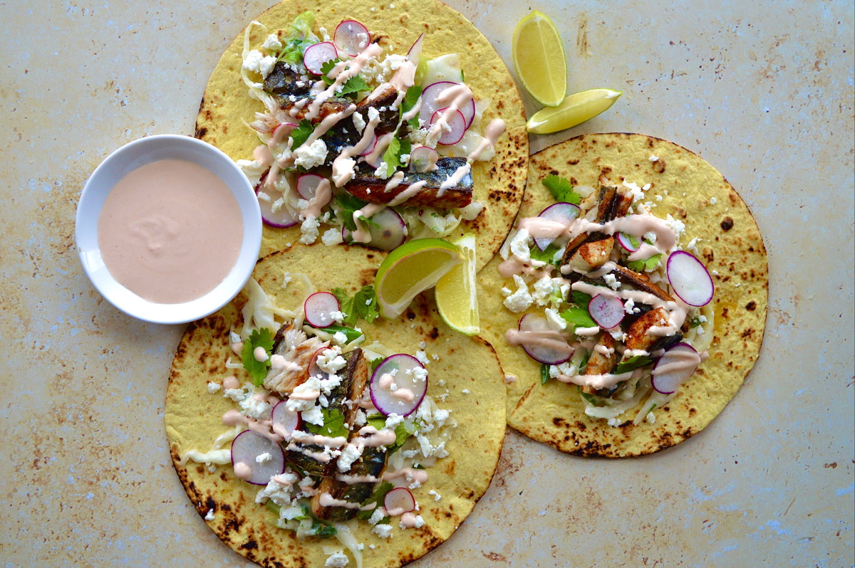 Mackerel Tacos