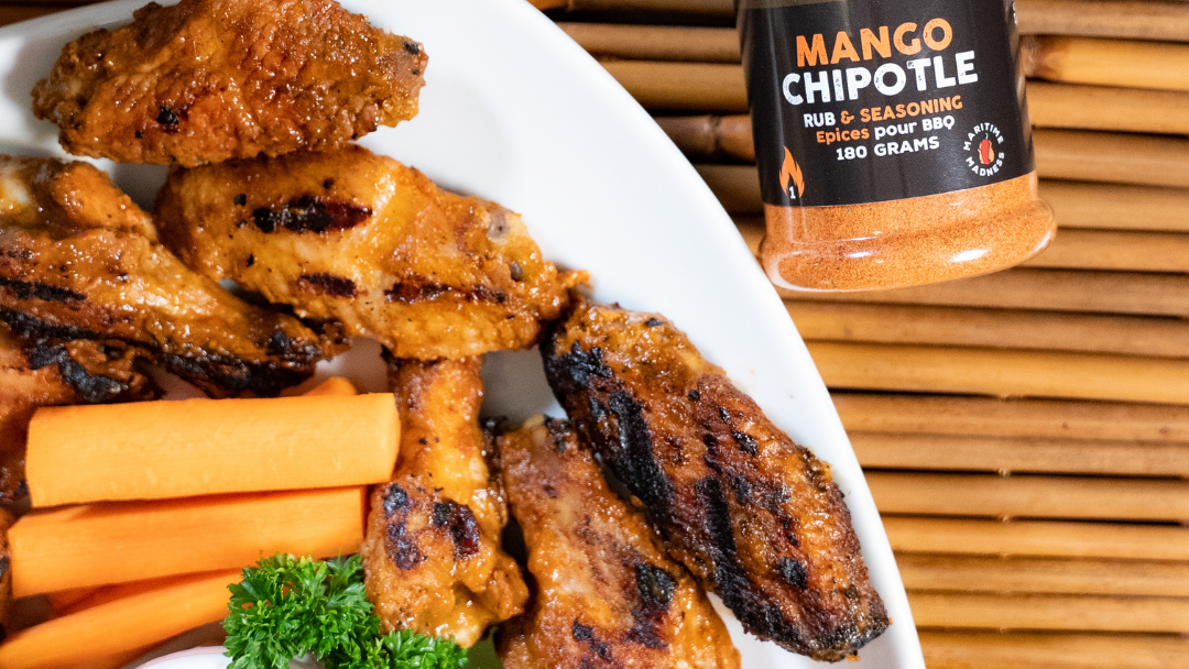 Image of BBQ Mango Chipotle Chicken Wings