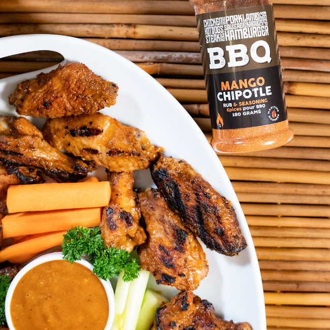 Image of BBQ Mango Chipotle Chicken Wings