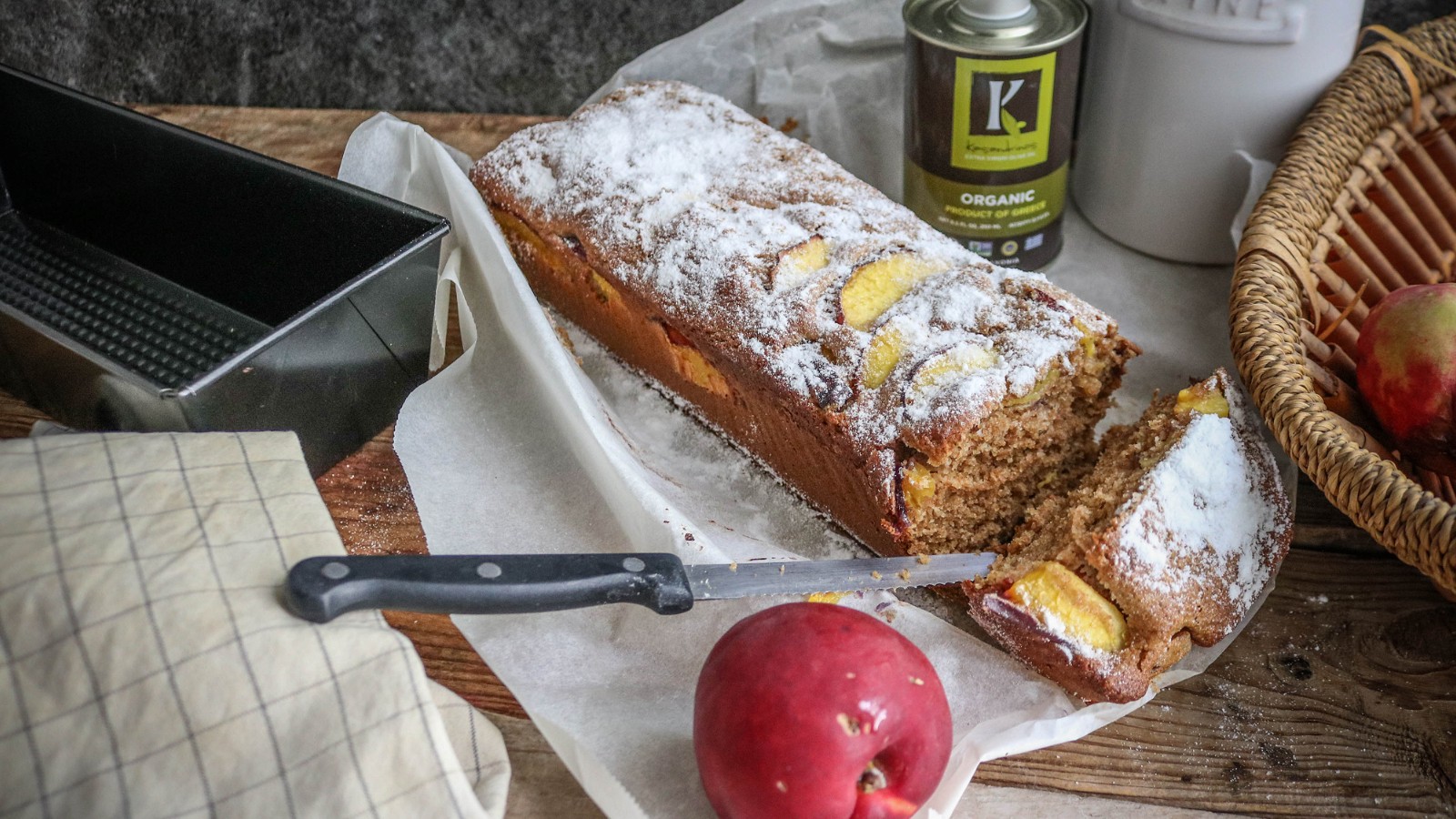 Image of Recipe-111-Peach Olive Oil Cake