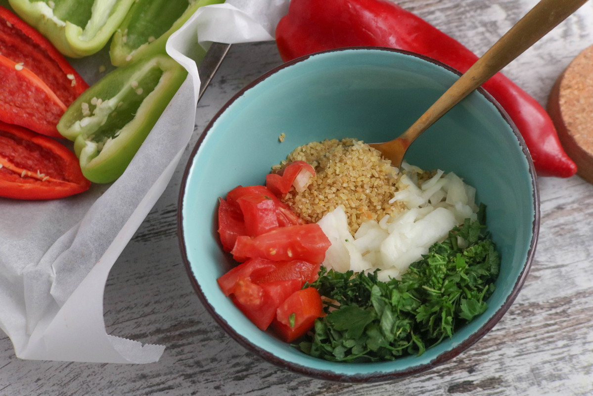 Recipe-123-Bulgur Stuffed Peppers