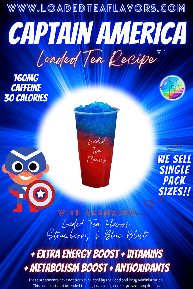 Image of Captain America Loaded Tea Recipe